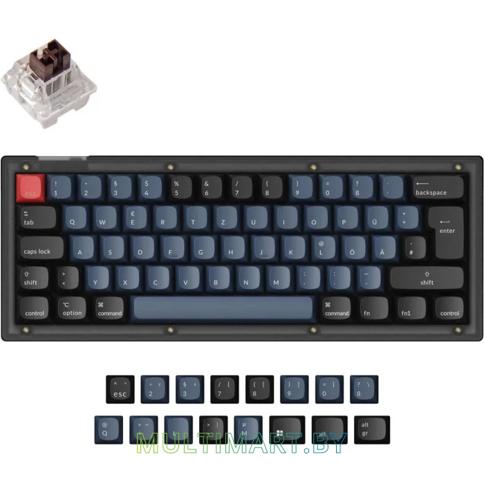Клавиатура Keychron V4 RGB V4-A3-RU (Keychron K Pro Brown)